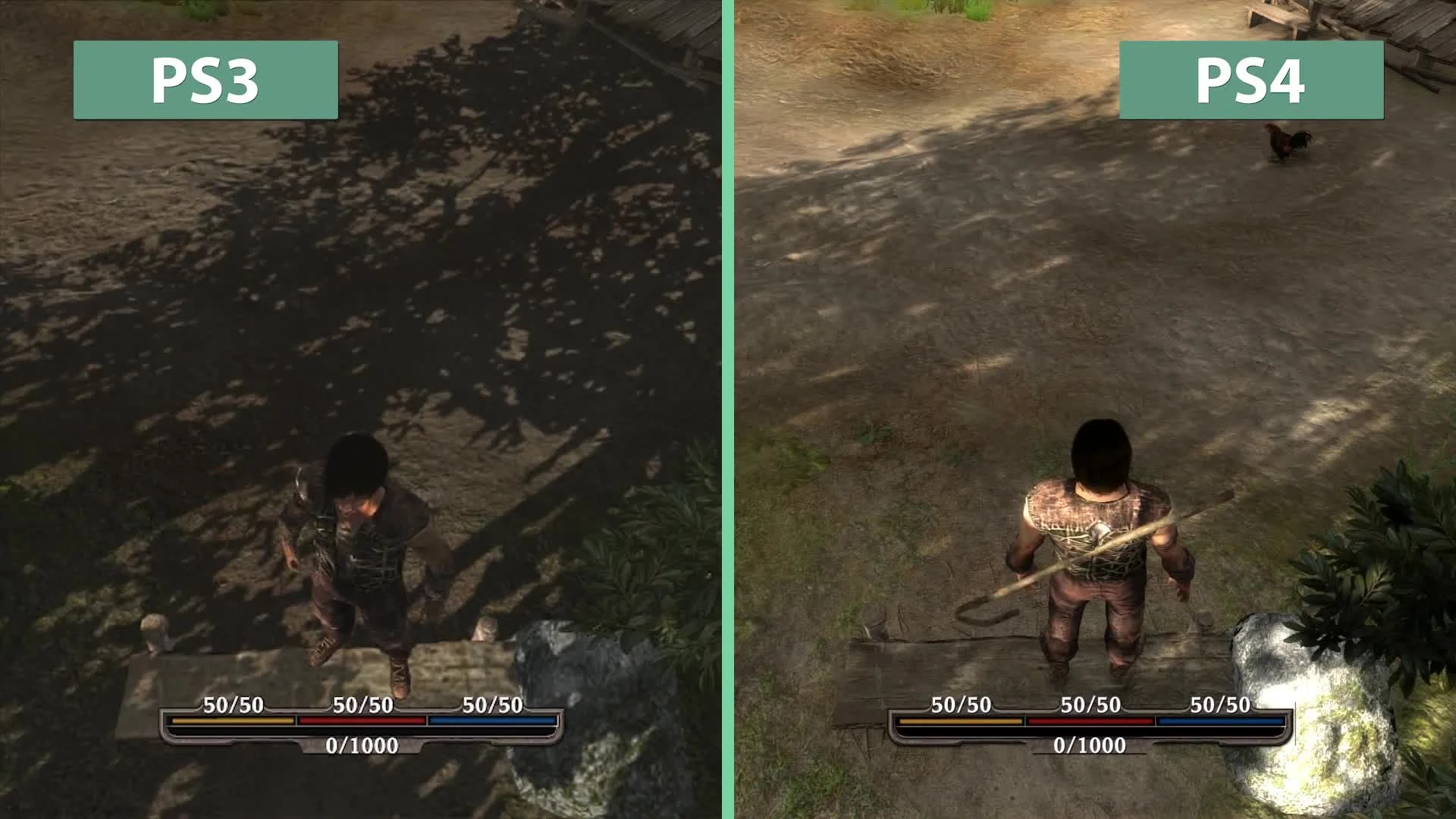 Arcania: Gothic 4 "Новое детальное сравнение на PS3 vs. PS4"