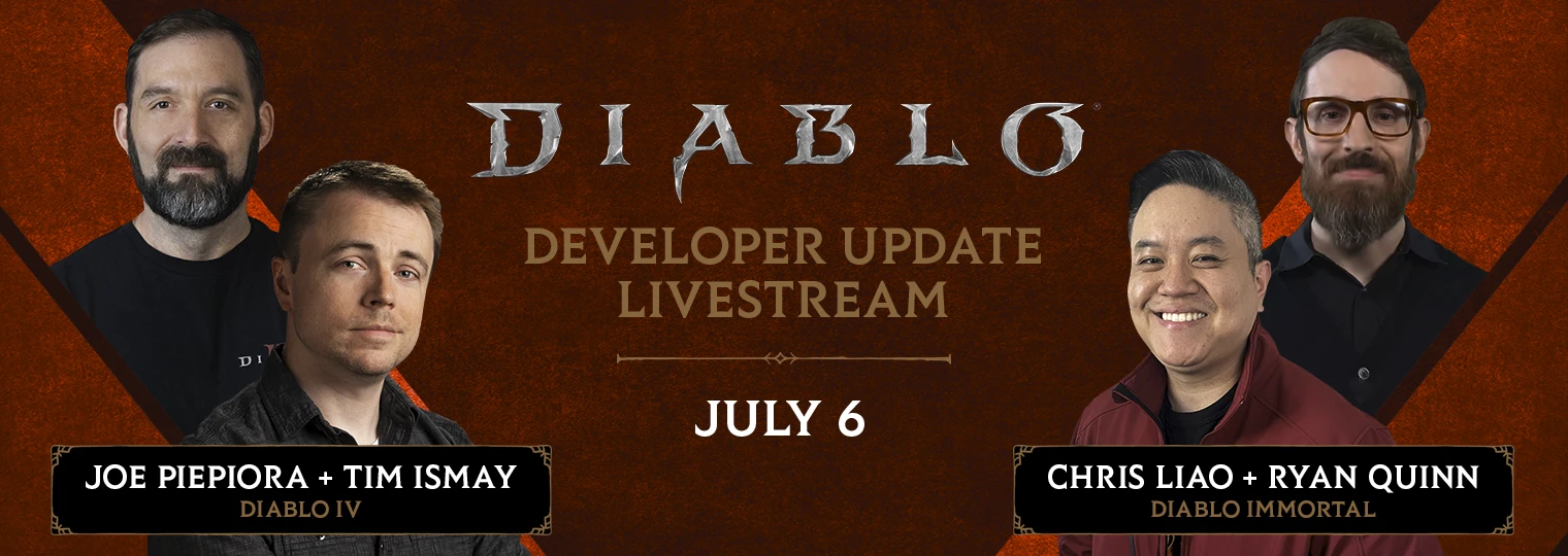 Blizzard расскажет о первом сезоне Diablo IV и новом контенте Diablo Immortal 6 июля