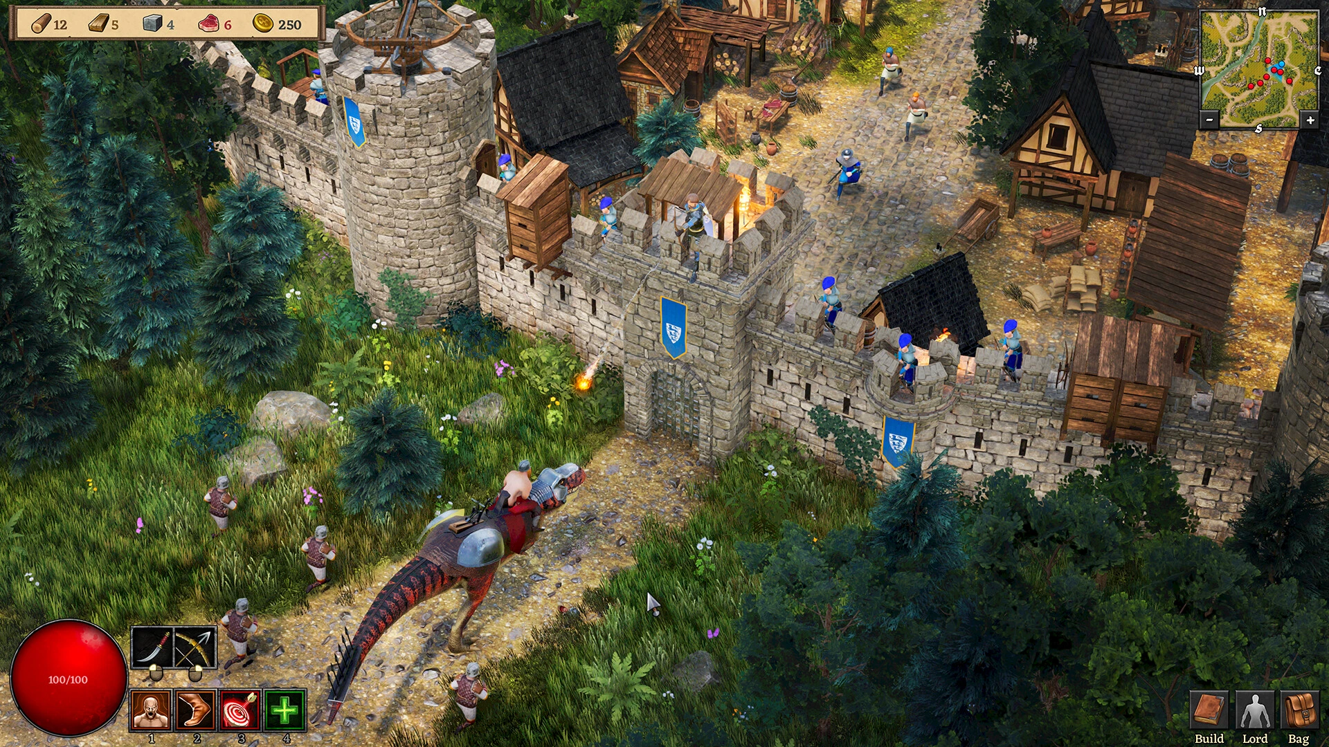 Анонсировано закрытое альфа-тестирование стратегии Dinolords про средневековье и динозавров