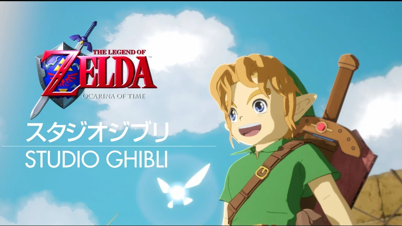 Смотрим фанатскую короткометражку по The Legend of Zelda в стиле мультфильмов студии Ghibli на Unreal Engine 5