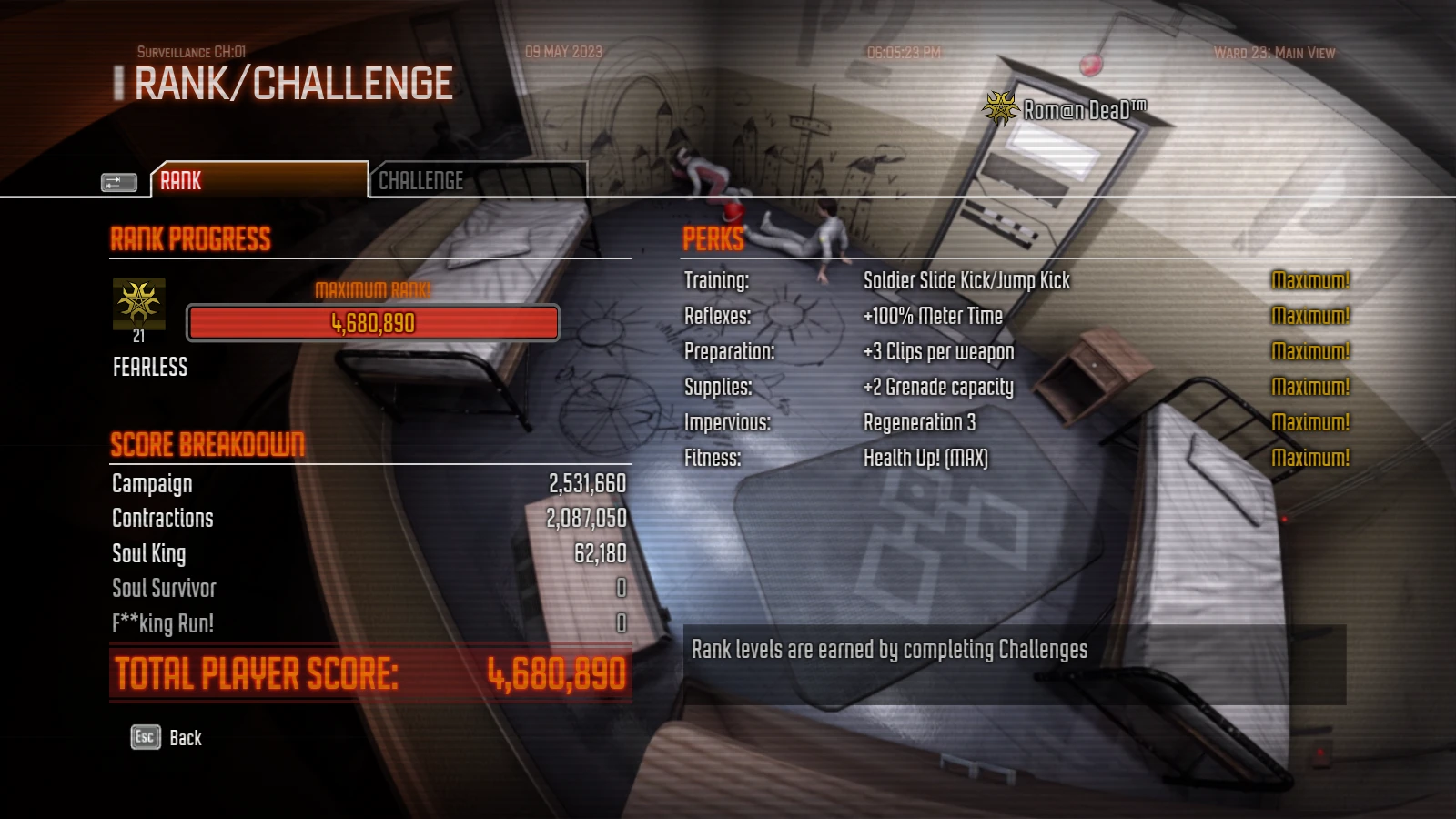 F.E.A.R. 3 "Сохранение - Максимальный Ранг Профиля + Выполнены Все Испытания" [Steam Version]