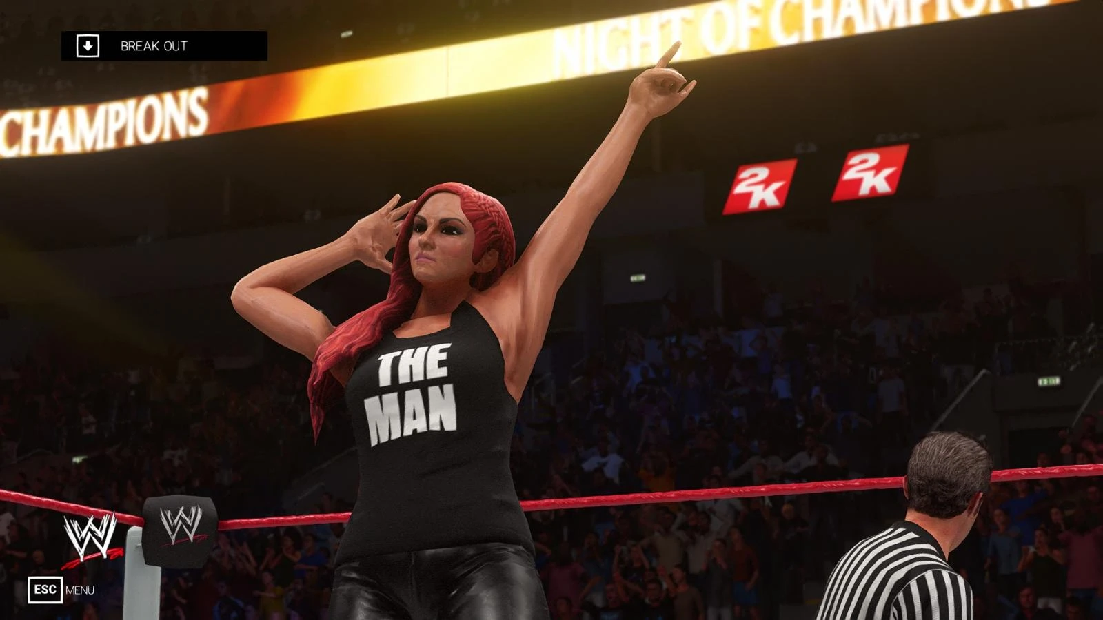 WWE 2K19 "Becky Lynch (Mayhem Man) Attire MOD"
