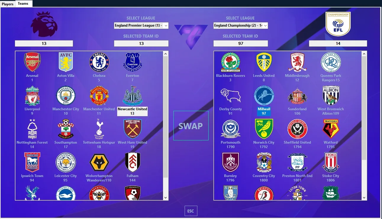EA Sports FC 25 "Редактор Базы Игры - Revolution Database Master (RDBM)"