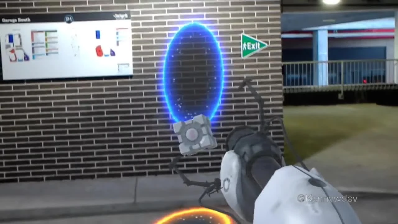 Теперь в Portal можно сыграть в реальной жизни, используя очки HoloLens