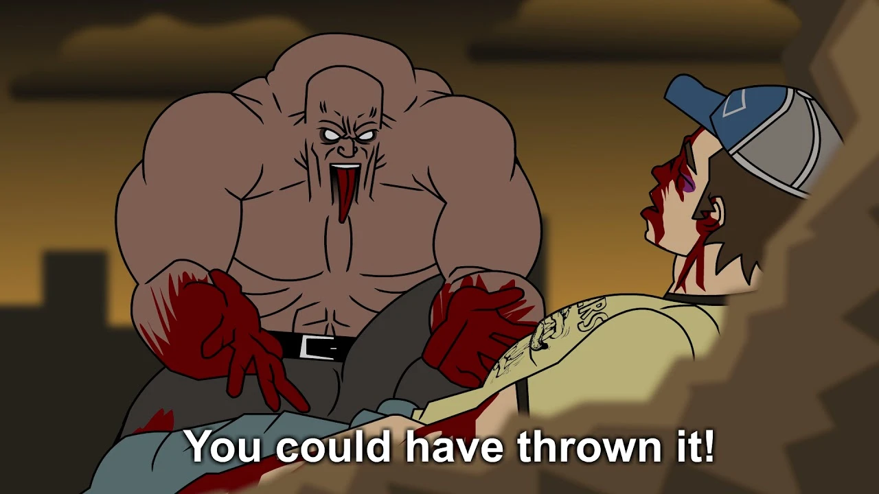 У тебя был молотов!