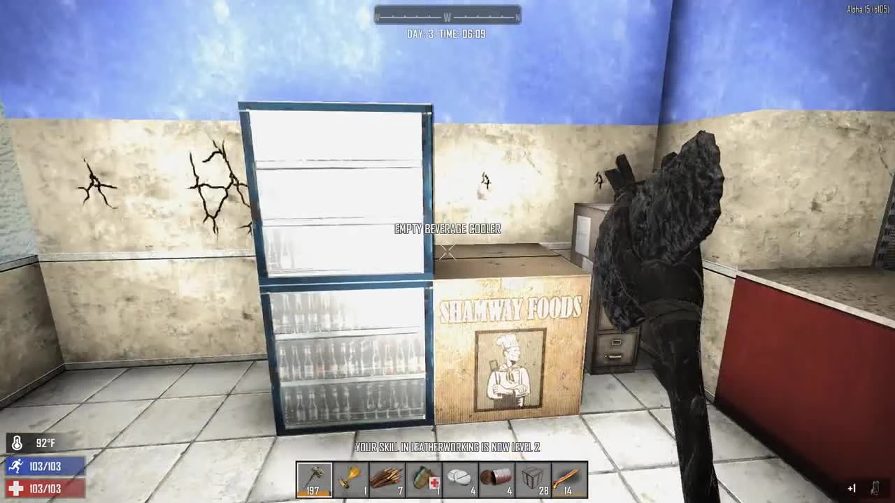 7 Days to Die (Alpha 15) - Продуктовый, охота и кузница