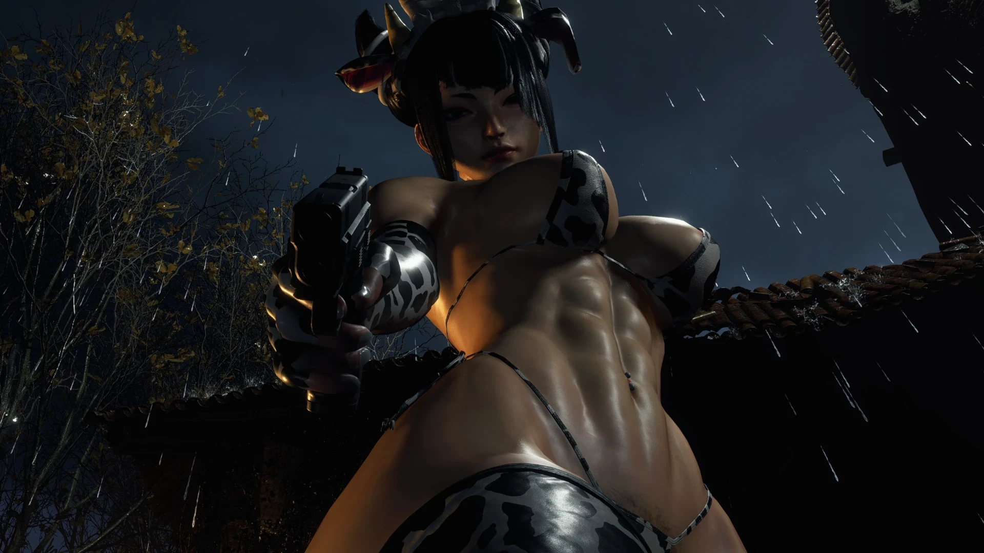 Resident Evil 4 Remake "Джури Хан в микробикини"