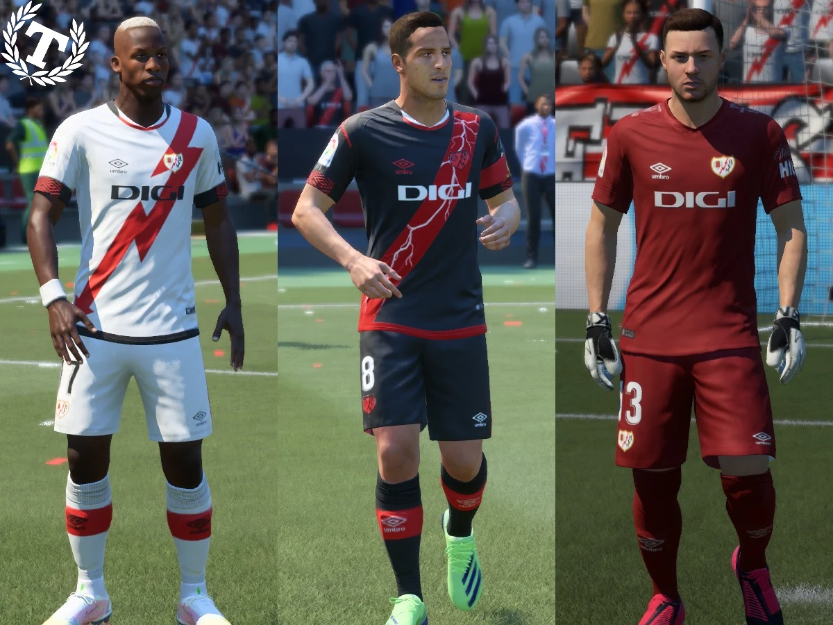 FIFA 21 "Комплект форм Райо Валекано на сезон 21-22"