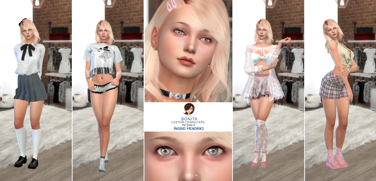 The Sims 4 "Персонаж - Ингрид Хендрикс"