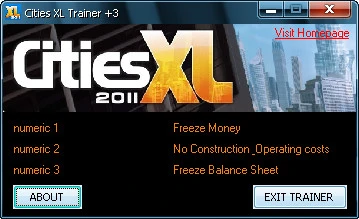 Cities XL 2011: Трейнер (+3) [1.0] {H4XXOR}
