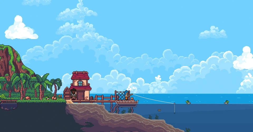 Ролевая игра Seablip, в стиле Stardew Valley, плывет в Steam
