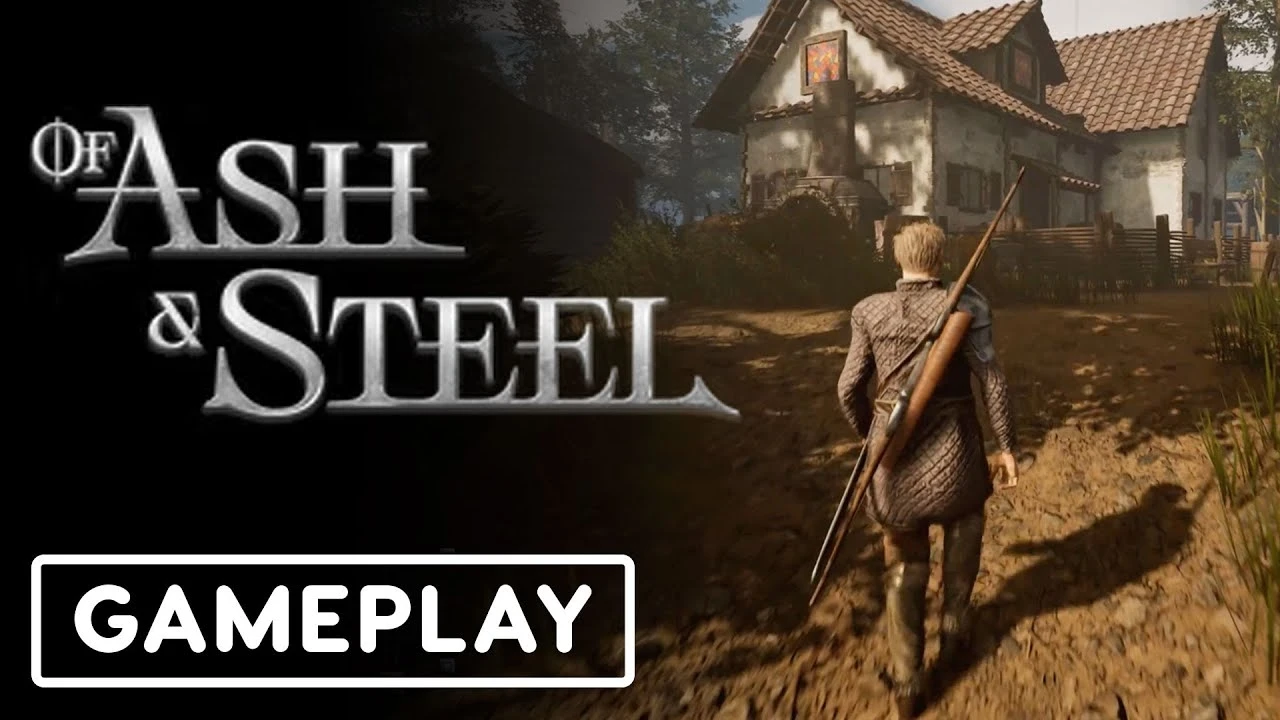 Битвы и крафт меча: почти 10 минут геймплея российской игры Of Ash and Steel