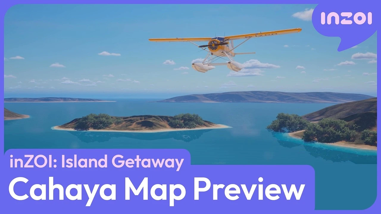 Создатели inZOI подробно показали карту из дополнения Island Getaway