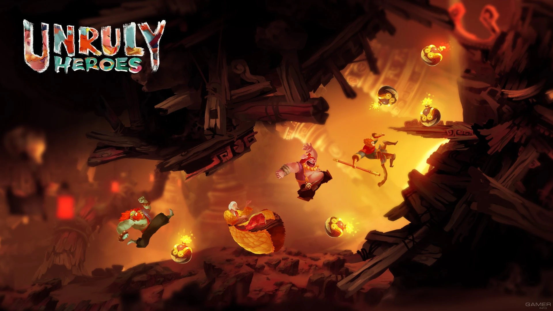 Царь обезьян ждет вас в Unruly Heroes