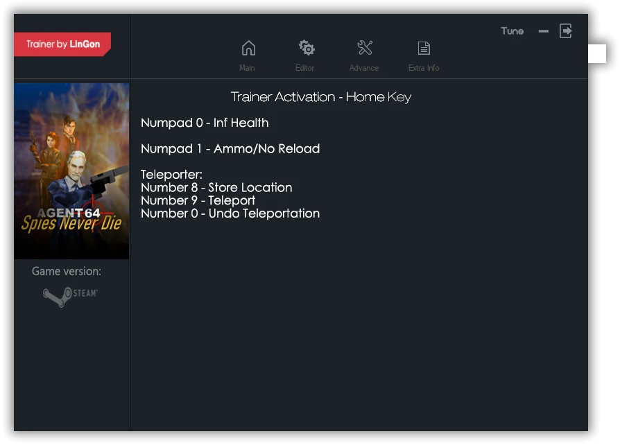 Agent 64 - Spies Never Die "Трейнер +4" [UPD: 16.06.2022] {LinGon}
