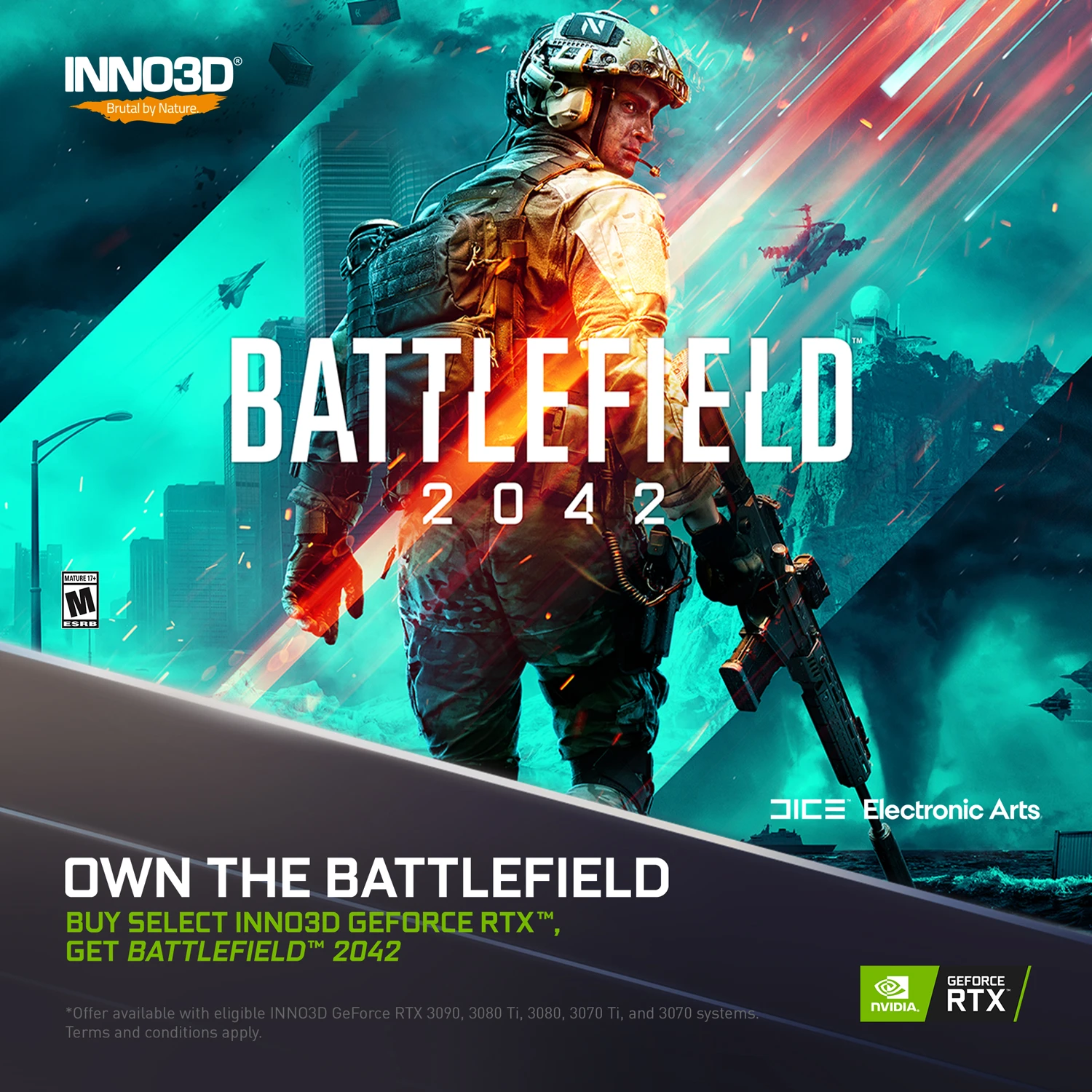 NVIDIA GeForce RTX 30 Game Bundle даст вам бесплатную копию Battlefield 2042
