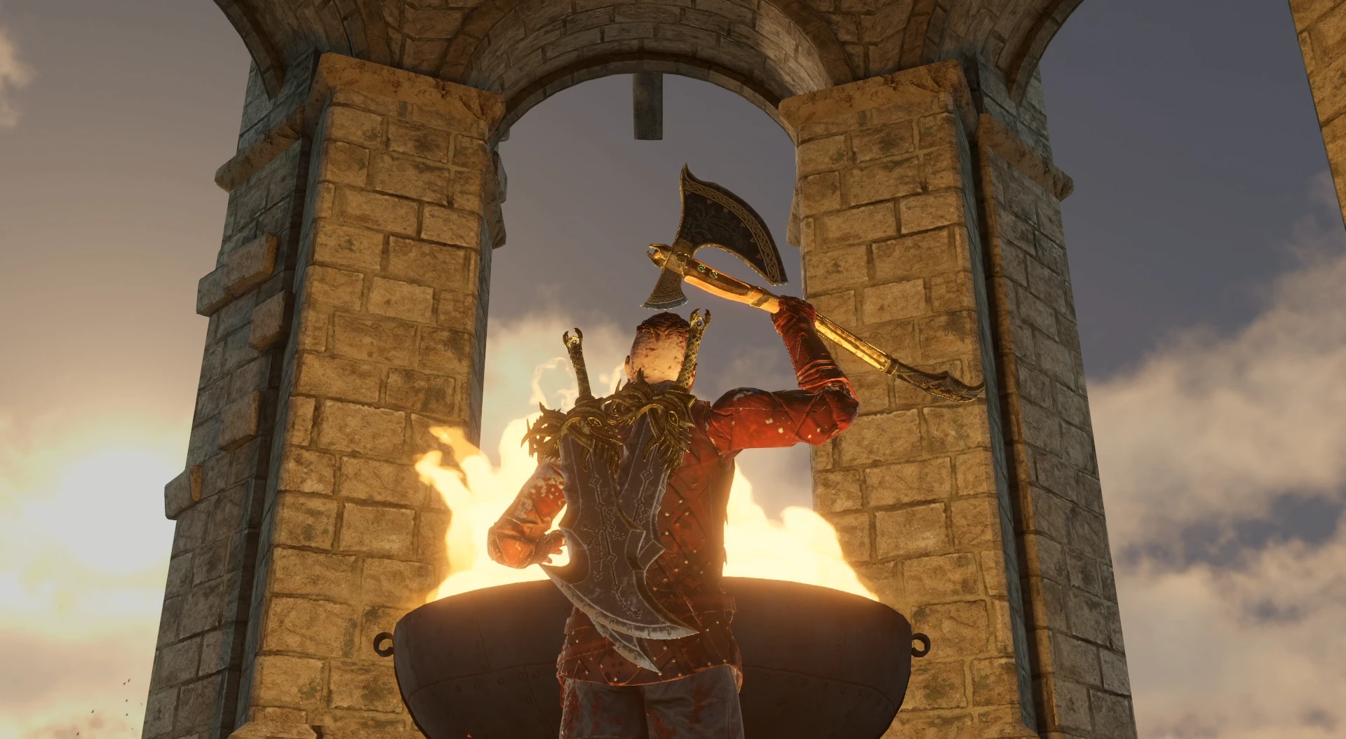 Виртуальный экшен Blade & Sorcery превратили в кровавый God Of War