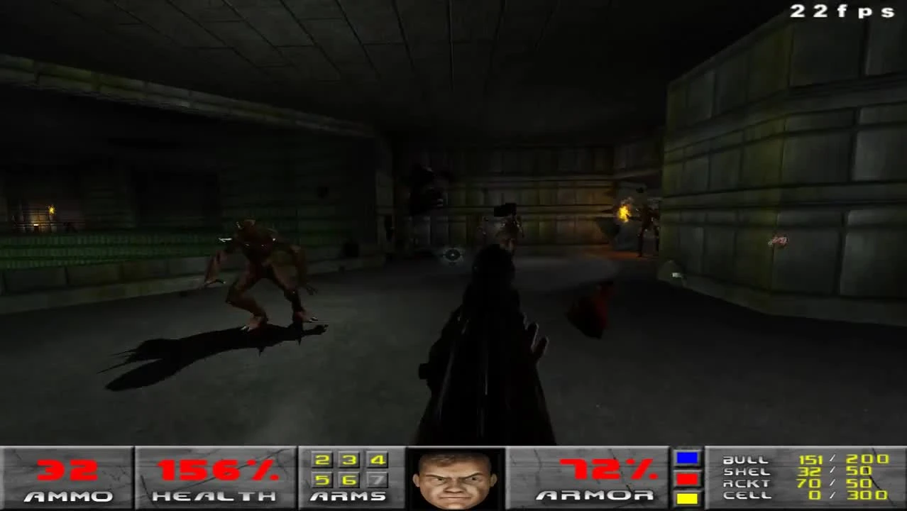 Doom Reborn - фанатский мод первых двух частей Doom с улучшенной графикой