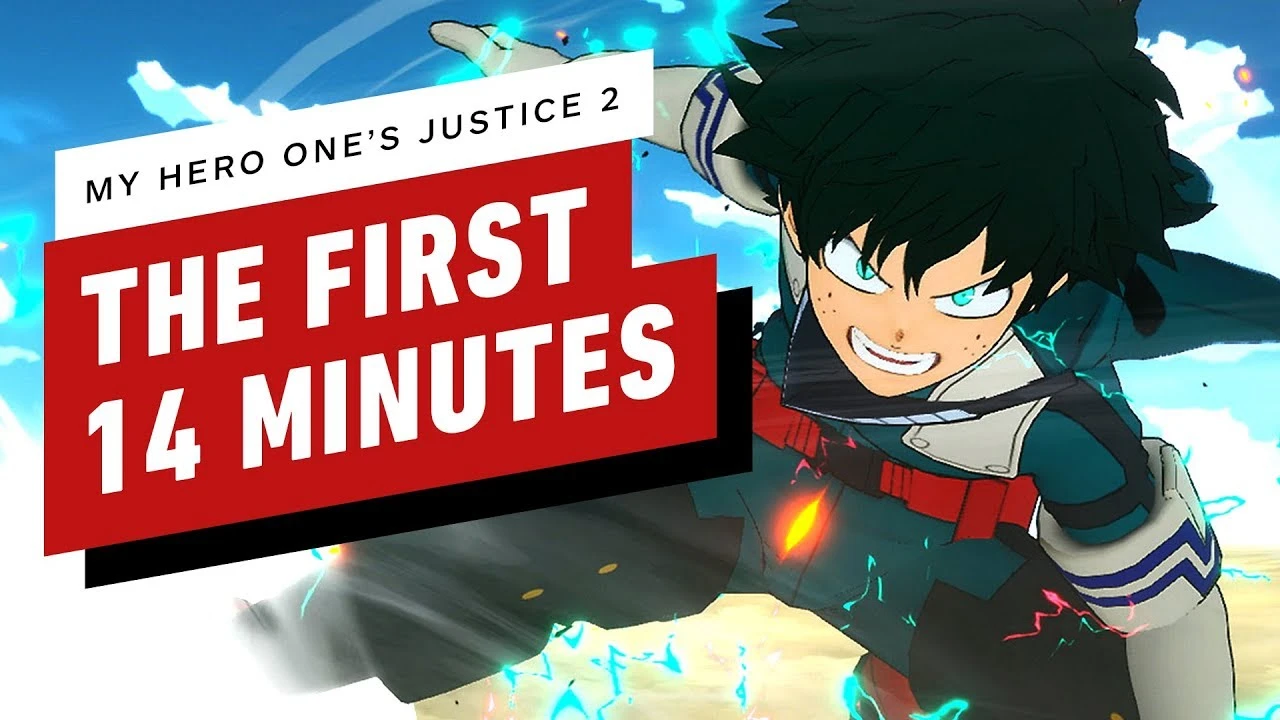 Первые 15 минут файтинга My Hero One's Justice 2