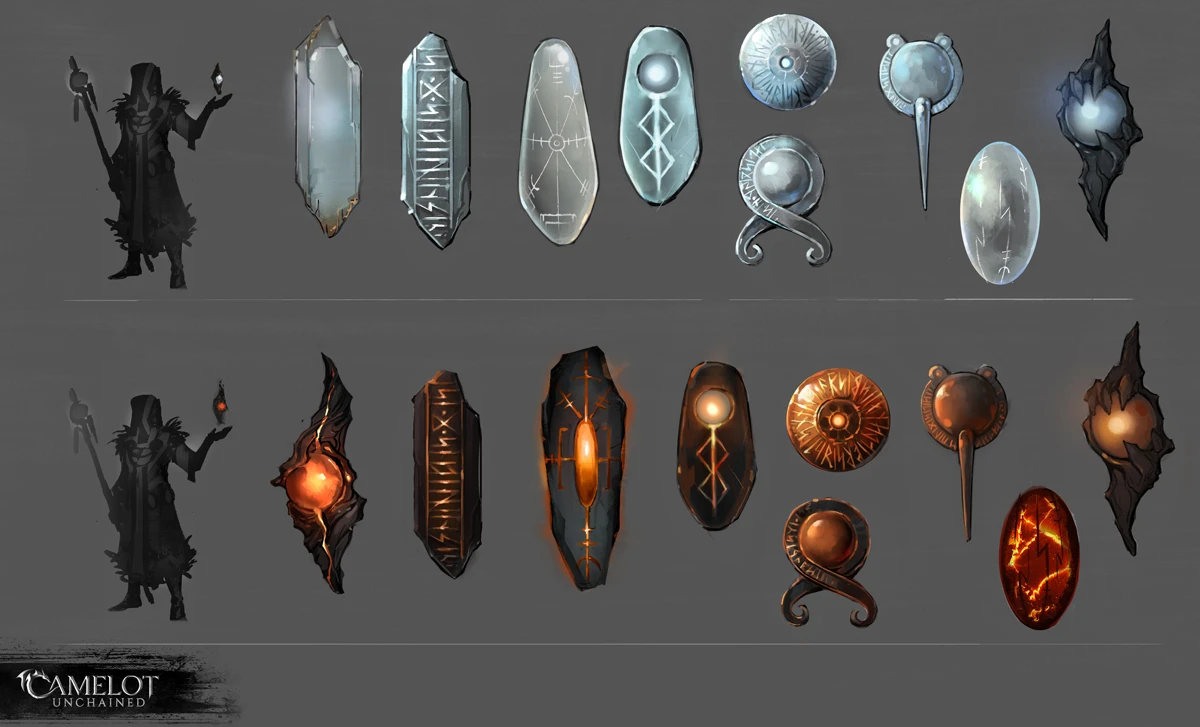 Camelot Unchained - Новые концепт-арты и модели различных предметов