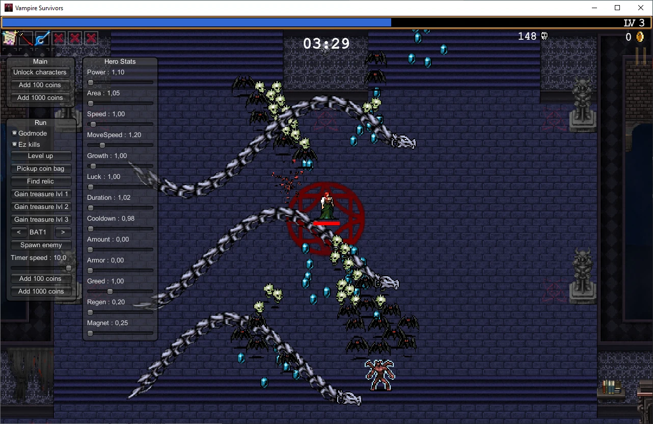 Vampire Survivors "Мод-Меню +16" [UPD: 05.09.2023] {Sacracia}