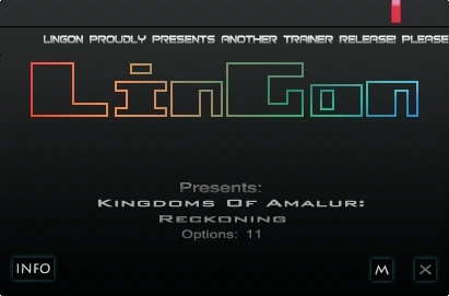 Kingdoms of Amalur - Reckoning: Трейнер/Trainer (+11) [1.0.0.2: DLC Legend Of Dead Kel] {LinGon}