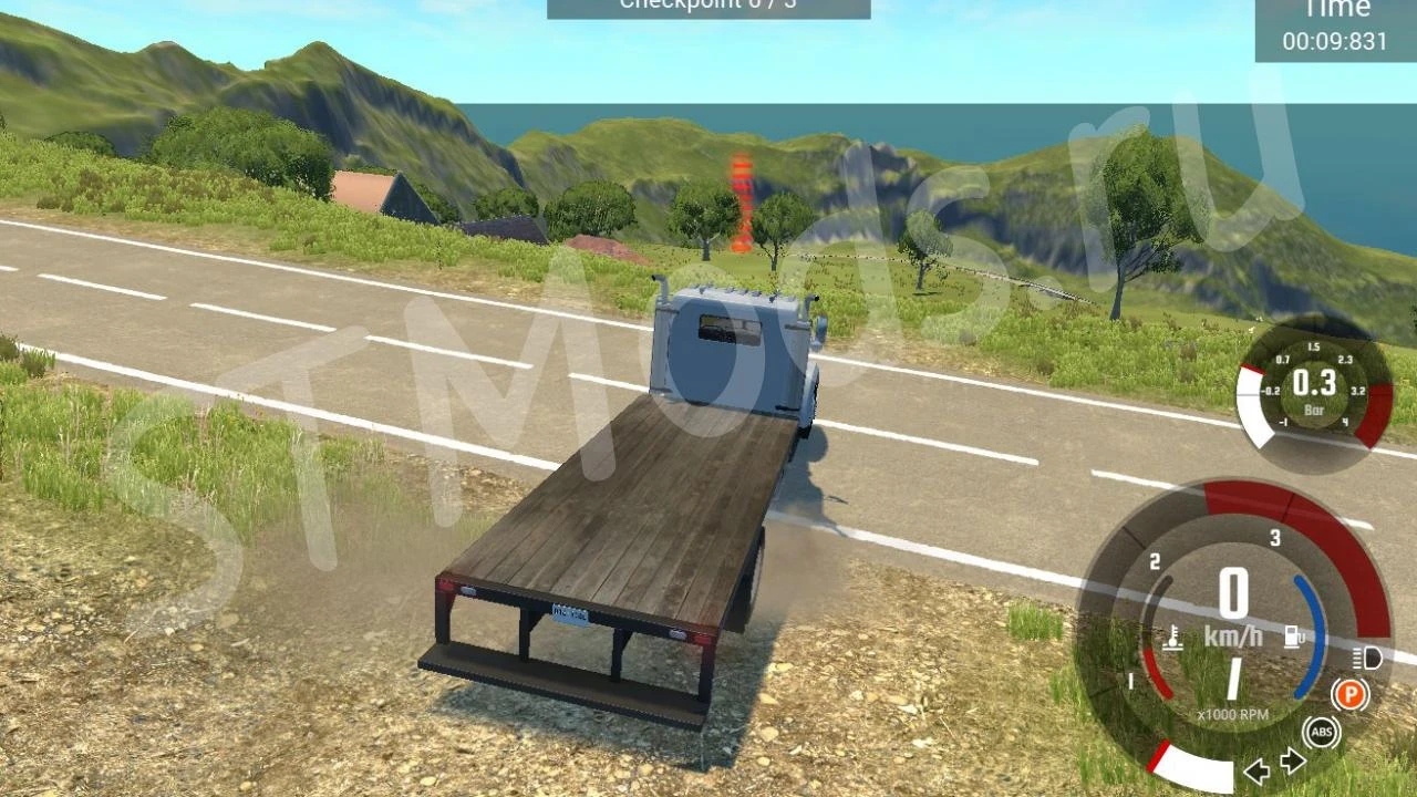 BeamNG.drive "Карта The Stairway Mountain"