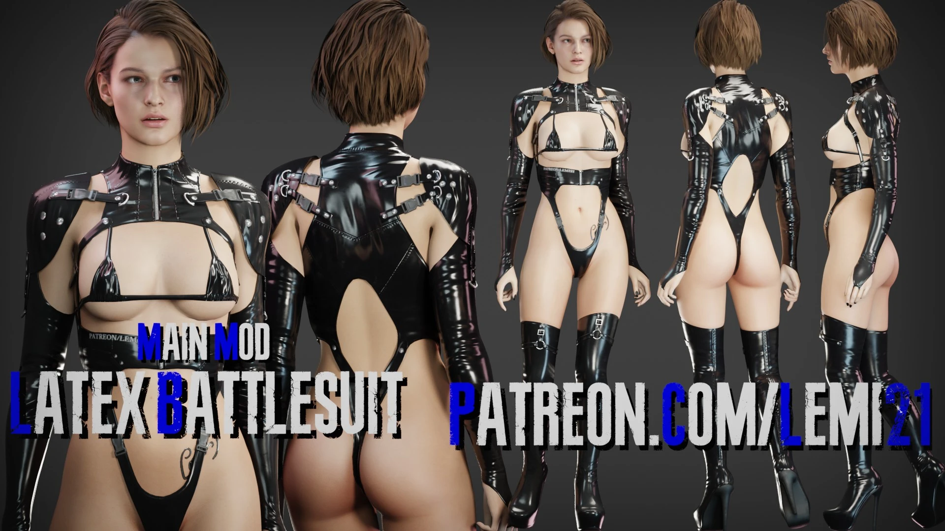 Resident Evil 3 "Латексный боевой костюм для Джилл" [1.0]