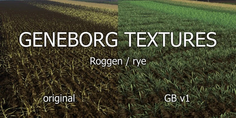 Farming Simulator 15 "Текстуры ржи Texture Rye V 1.0"
