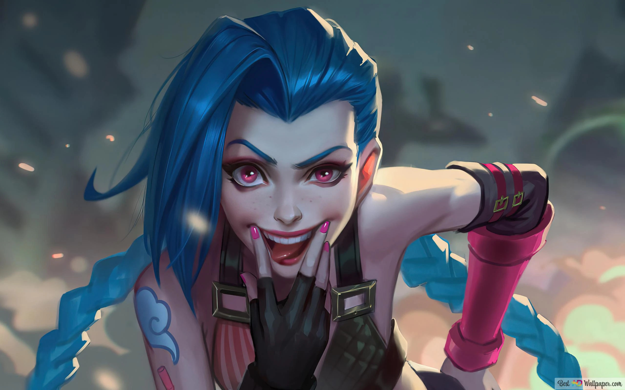 The Sims 4 "Сохранение - Девушка Джинкс из League of Legends" [1.0]