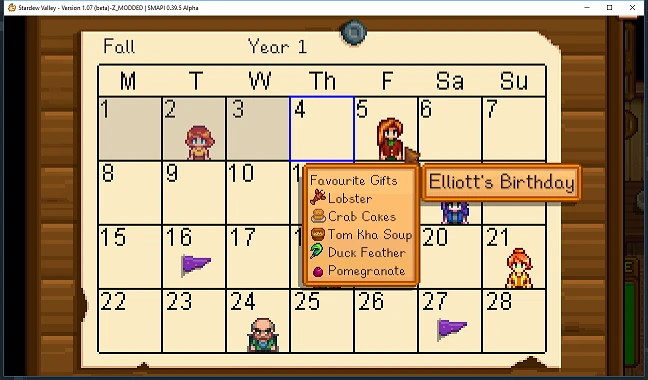 Stardew Valley "GiftTasteHelper 2.6.4"