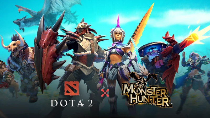 Охота начинается: масштабный кроссовер Dota 2 с Monster Hunter