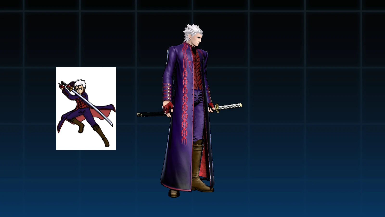 Ultimate Marvel vs. Capcom 3 "Vergil Sparda Fan Color"