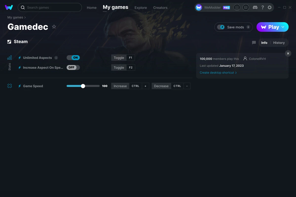 Gamedec "Трейнер +3" [UPD: 17.01.2023] {ColonelRVH / WeMod}