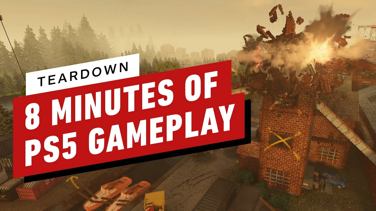 8 минут геймплея воксельной песочницы Teardown с PS5