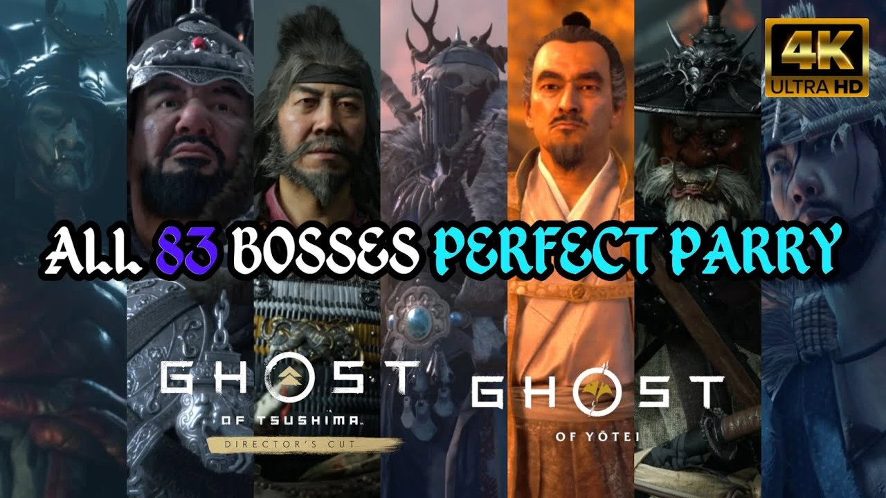 Идеальное парирование: прохождение всех боссов Ghost of Tsushima и Ghost of Yotei без урона
