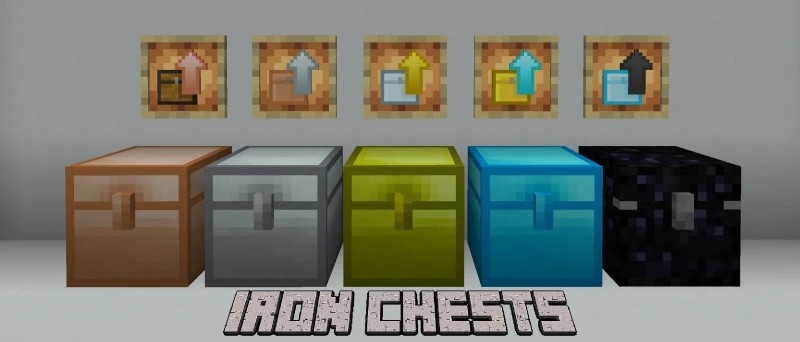 Minecraft "Металлические сундуки - Iron Chest" [1.5.2 - 1.20.1]