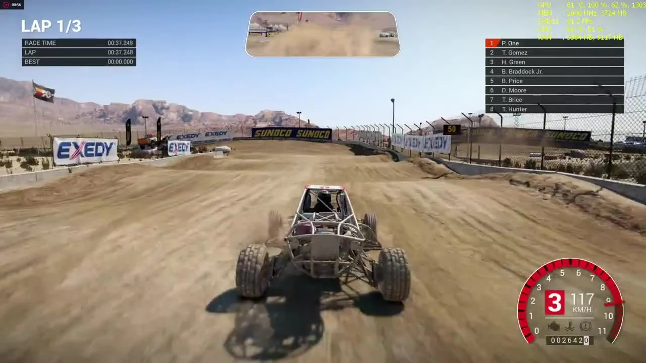 DiRT 4 - Rx 480 + i5-2500k