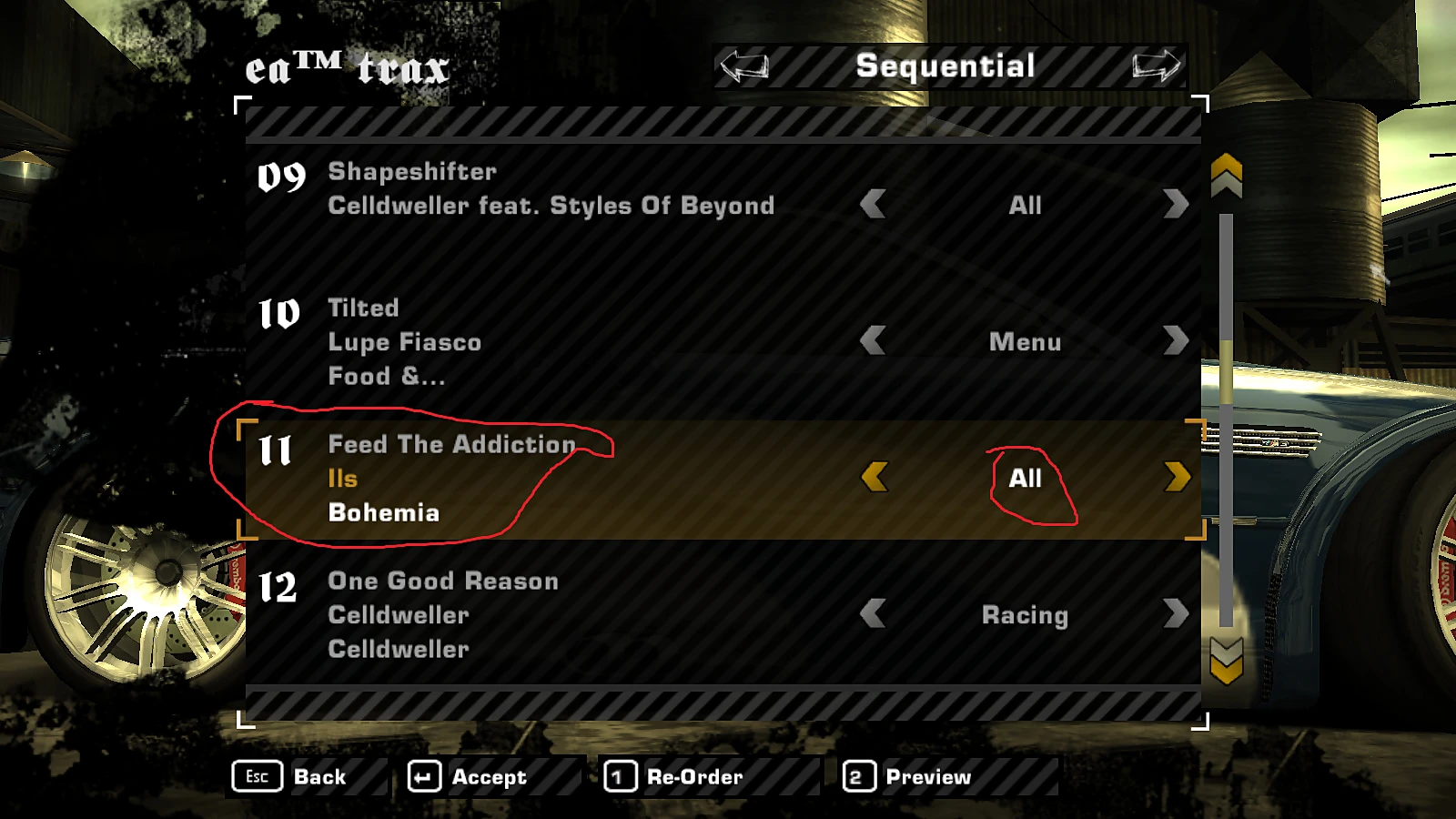 Need for Speed: Most Wanted "Music Mod"