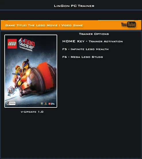 The LEGO Movie Videogame: Трейнер/Trainer (+2) [1.0] {LinGon}