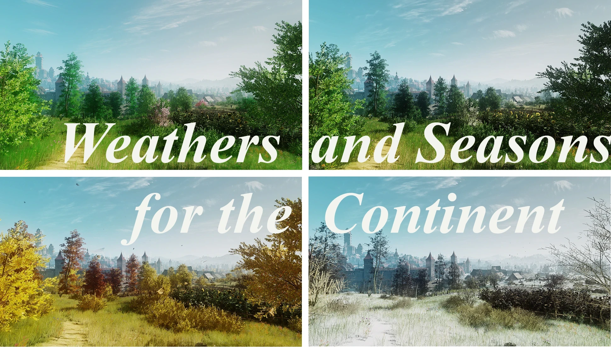 The Witcher 3 "Погода и времена года на континенте"