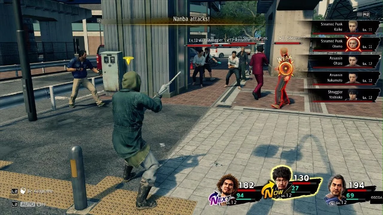 Загадочные движения уличного клоуна