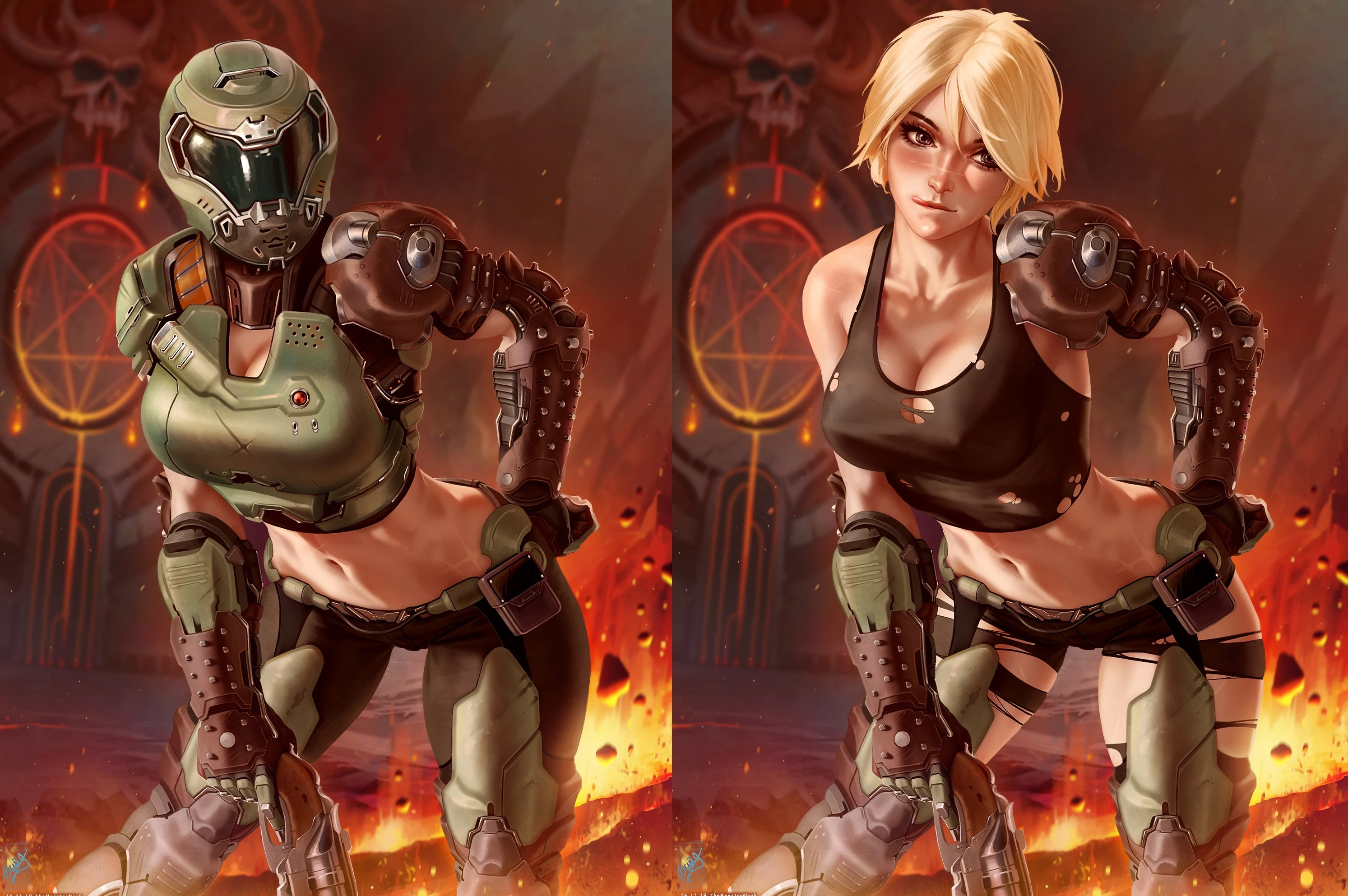 Гейм-директор DOOM Eternal много думал над тем, чтобы сделать женскую версию Думгая