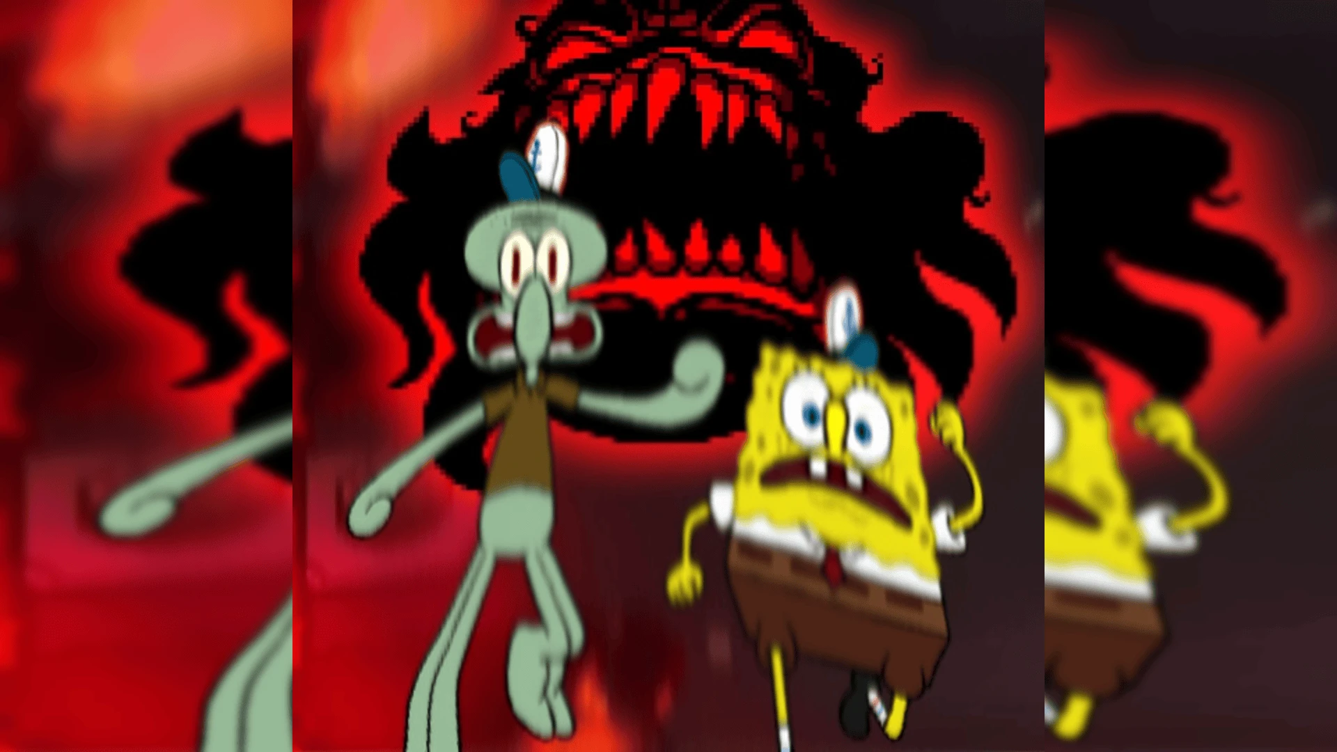 The Binding of Isaac "Погоня от тени мамы с музыкой из Губки Боба"