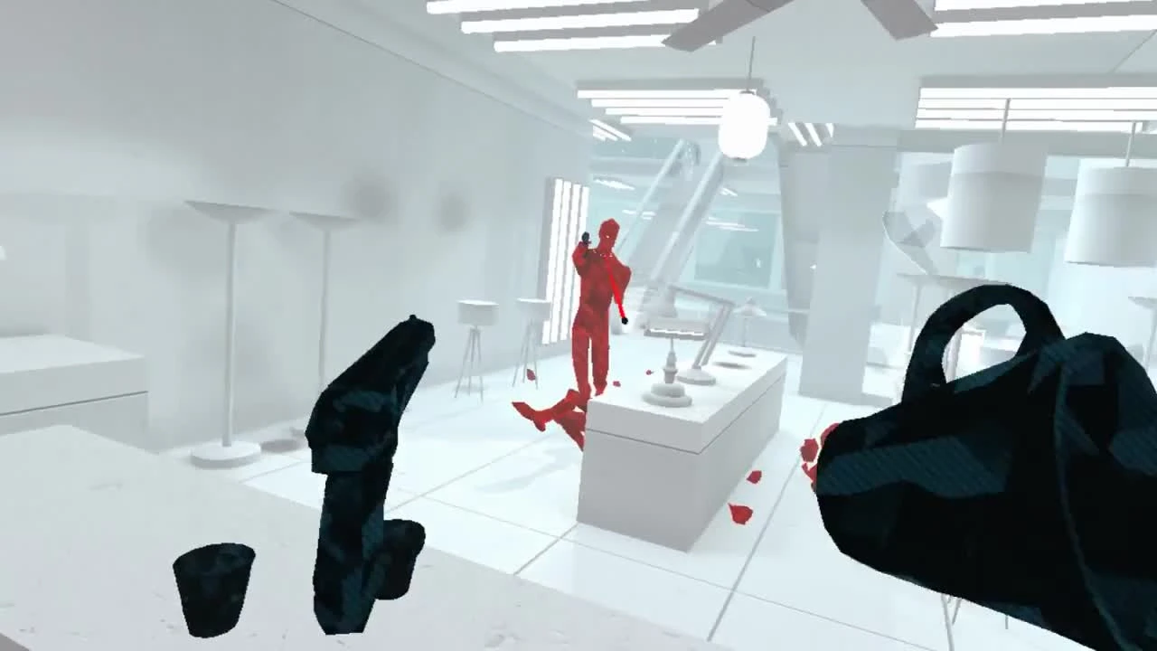 SUPERHOT VR - в ,,матрице" в очках реальности!