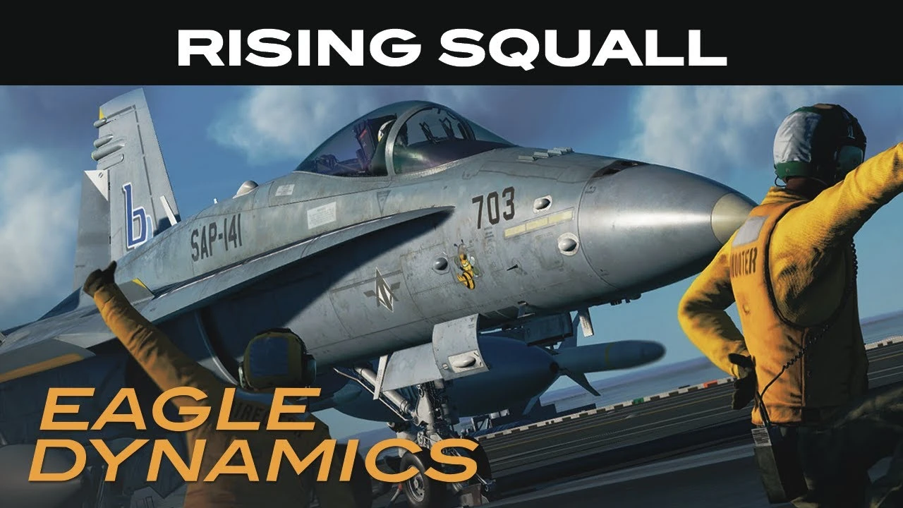 Кампания Rising Squall для DCS World - это, по сути, Ace Combat (с тем же композитором)