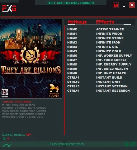 They Are Billions: Трейнер/Trainer (+14) [v0.9.2] {FutureX}