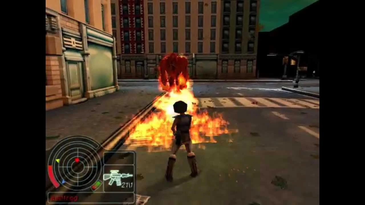 Секретный уровень "baalrog1" в Urban Chaos