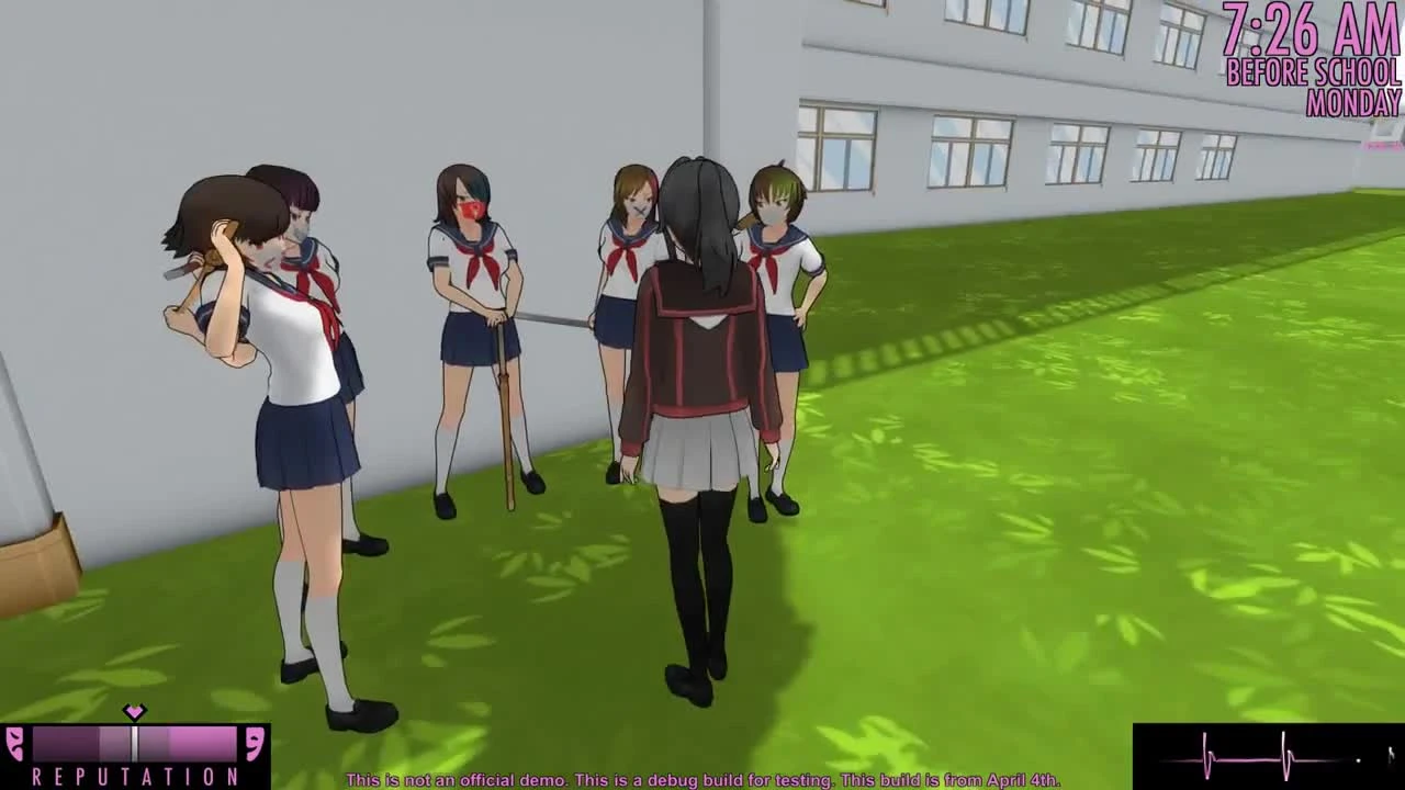 Yandere Simulator - Демоны в школе (Жесть)