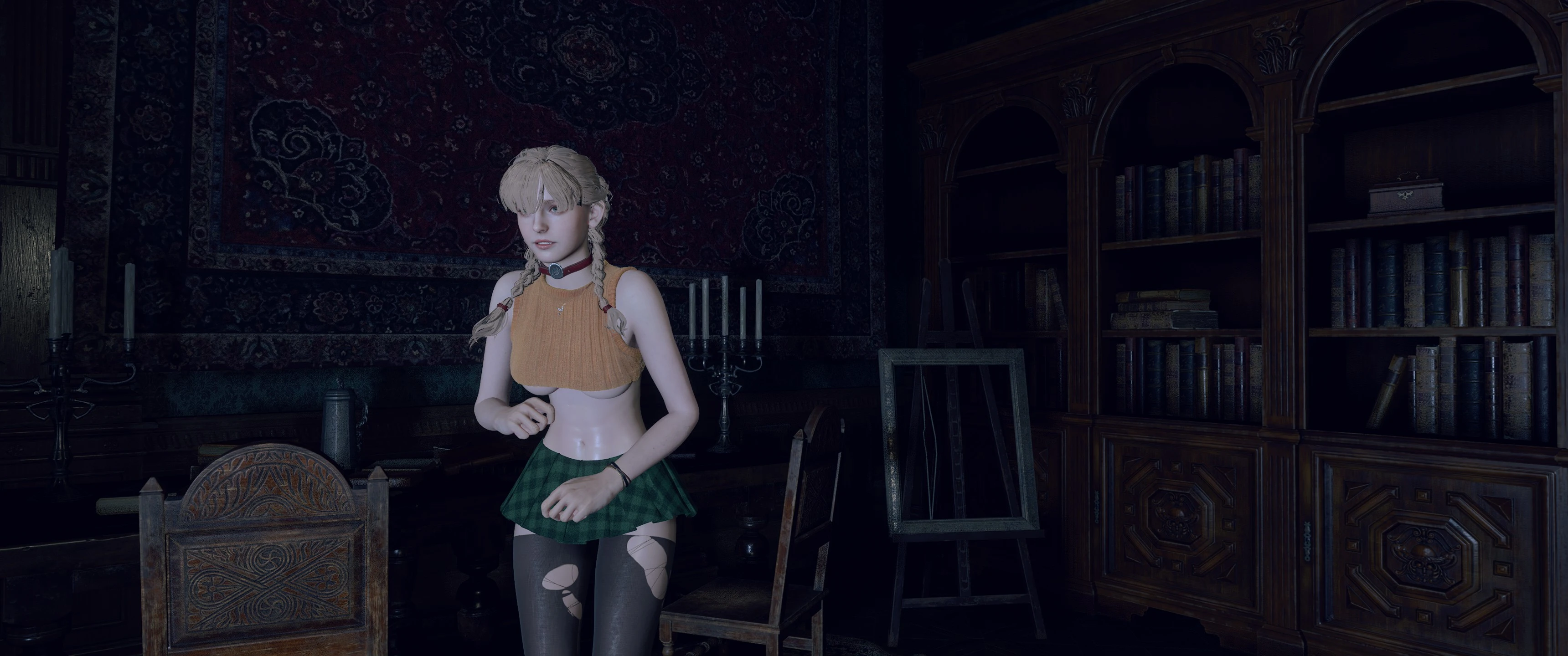 Resident Evil 4 Remake "Пошлый наряд для Эшли" {SlugZombE}